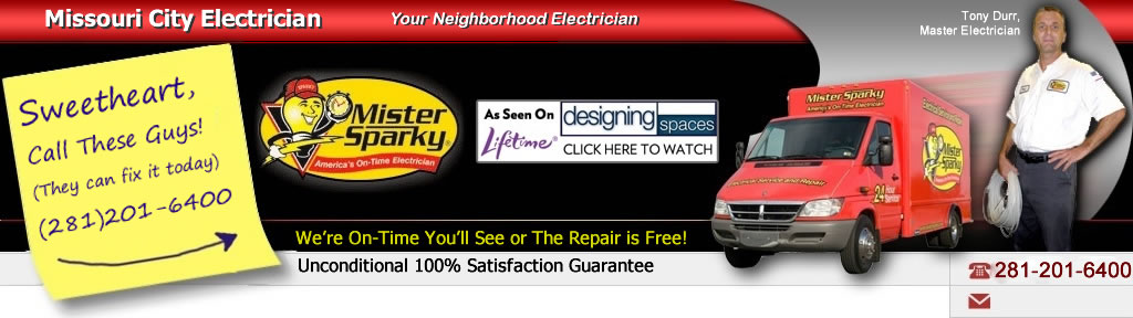 Missouri City Electrician Header